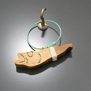 나무에,나무에 액막이 명태 북어 키링 키홀더 새차 차량용 이사 고사 선물 답례품